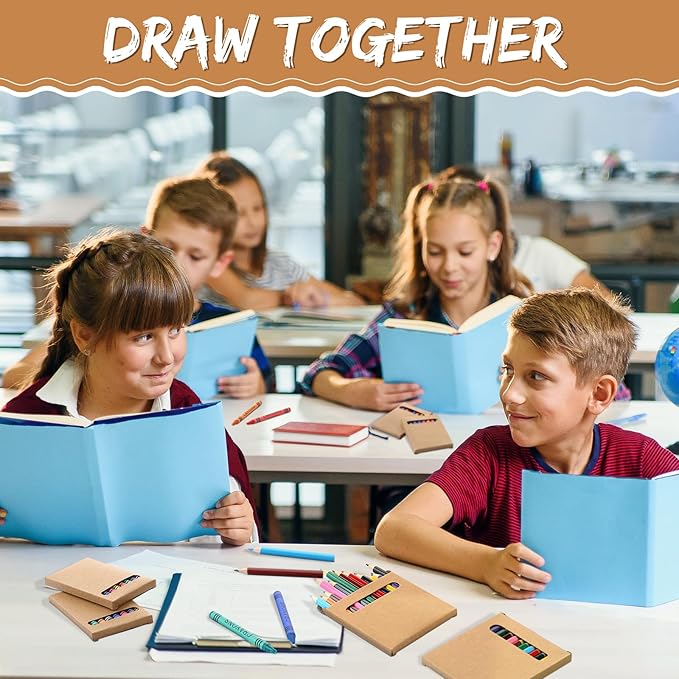 60 Sets Bulk Back to School Supplies, Colored Pencils Pre-Sharpened and Crayons Holiday Bundle in Box Mini Pencils Crayons Bulk Classroom Teacher Supplies, Cute Back to School Gifts-DeskLoop Office