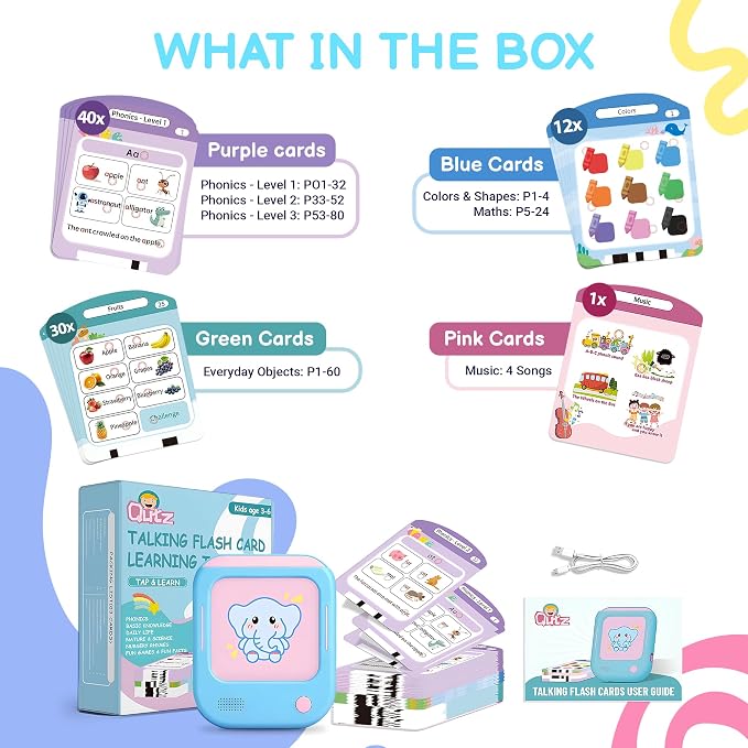QuTZ Talking Flash Cards, Phonics Flash Cards, Learn to Read - Image 8