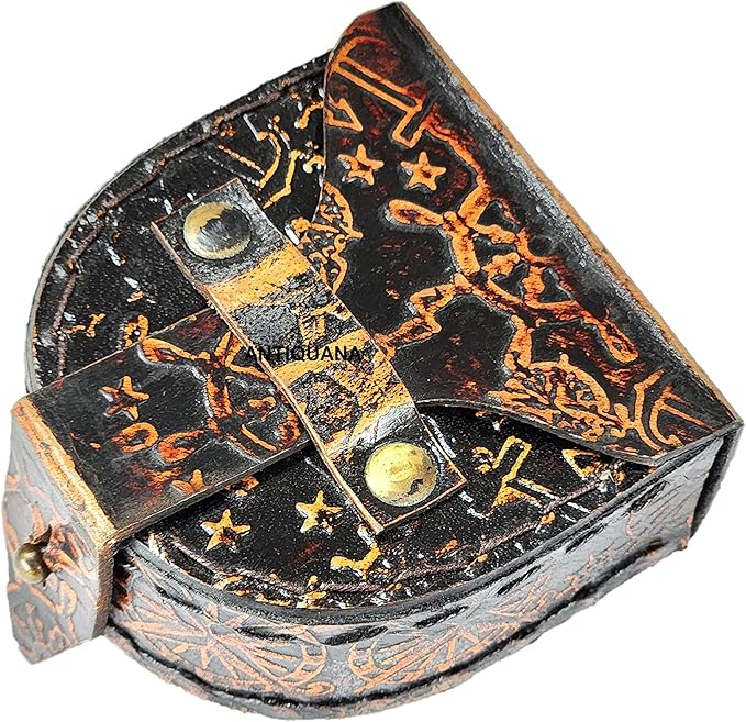 Brass Directional Engraved Compass, Baptism Gifts for Boys Girls, First Communion, Christian Gifts for Men, First Confirmation Gifts for Boys, Inspirational-DeskLoop Office