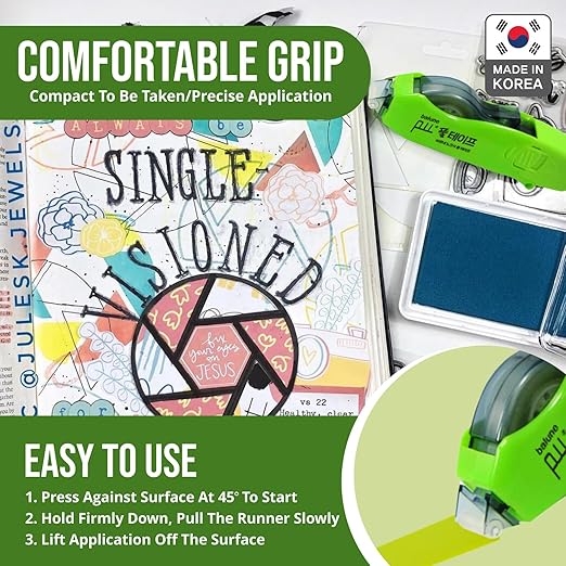 Tape Runner - Double Sided Adhesive with Dispenser Roller Included - Acid Free, Sticky, Transparent - Ideal for Scrapbooking, Crafts & More - Retractable (315 inches per Cartridge), 5 Cartridges-DeskLoop Office