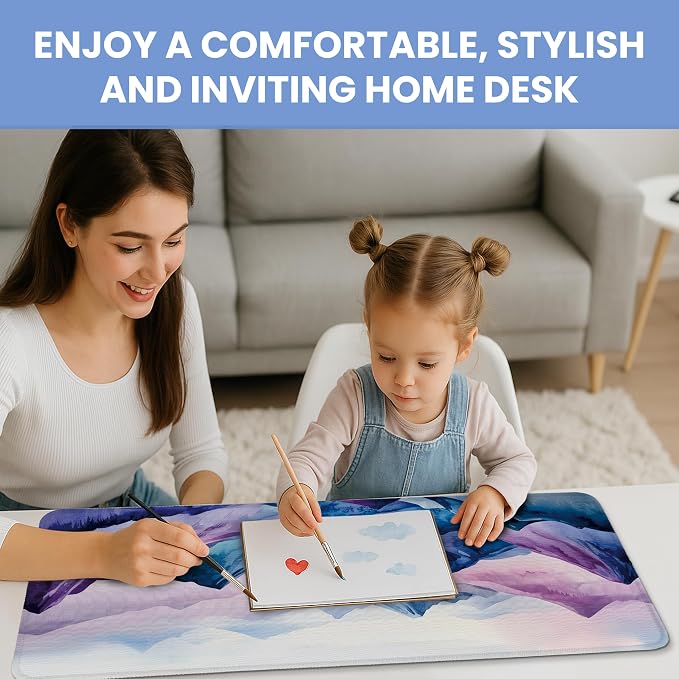 Large Mouse Pad for Desktop, Cute Desk Mat Pad Protector for Work & Gaming - Image 7
