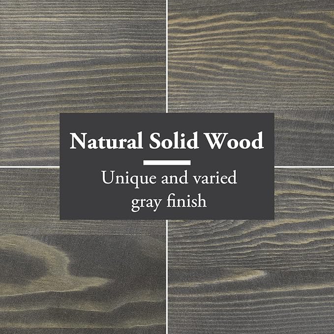 MyGift Barnwood Gray Wood Desktop Bookshelf Organizer, Expandable Adjustable Display Shelf Book Rack-DeskLoop Office