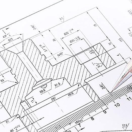 2 Pack Plastic Ruler Straight Ruler Clear See Through Measuring Acrylic Tool for Student School Office with Centimeters and Inches(6 Inch+12 Inch)-DeskLoop Office