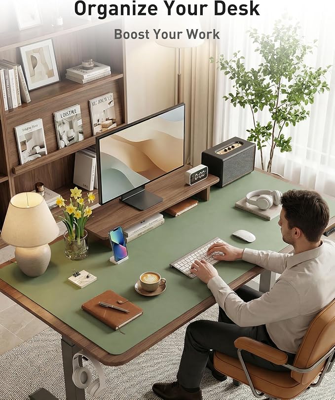 Aothia Faux Leather Desk Mat - Image 8