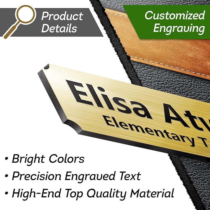 Engraved Name Plate, Personalized Name Plaque - Image 8