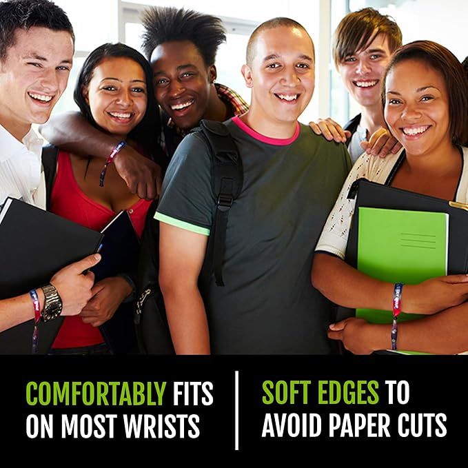 100 WristCo Cloth Event Wristbands - Aqua Fabric Bracelets Wrist Bands for Concerts Festival Admission Party 13 ½” x ½”