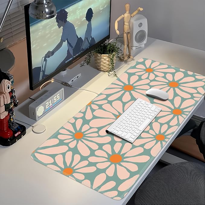 iCasso Desk Mat, XXL Large Mouse Pad, Anti-Slip Big Mousepad - Image 7