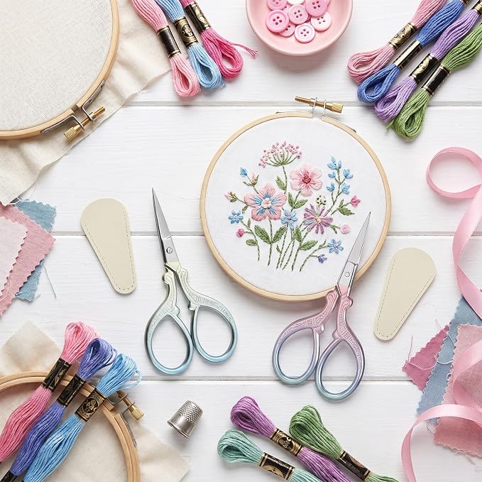 2 Pack Small Embroidery Scissors - Image 6