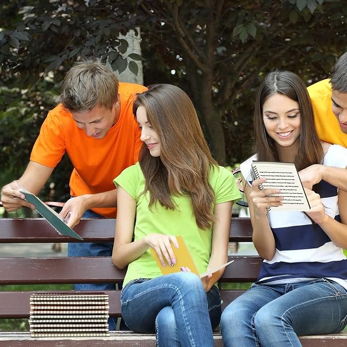 Yahenda Spiral Notebook Bulk A5 College Ruled Journals Notebooks Lined 8.3 x 5.5 Inch Note Books Composition Writing Thick Paper Notebook for Office Business School Gifts Supplies(Assorted Color, 54-DeskLoop Office