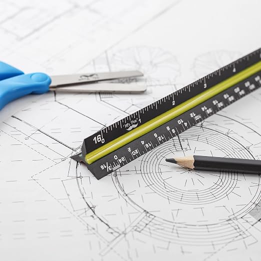 Mr. Pen- Architectural Scale, 12 inch, Scale Ruler Contractor | Architect Scal - Image 6