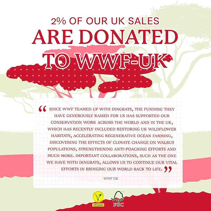 Dingbats* Wildlife Plain Journal Notebook A5 - Vegan Leather Hardcover - Ideal for Work, Travel, Writing - with Pocket, Elastic Closure & Bookmark-DeskLoop Office