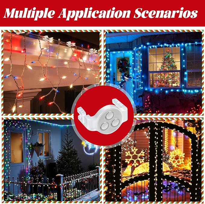 UQM 50 Pack C9 Magnetic Christmas Light Clips, Extra Strong Magnetic Clips Hooks - Image 7