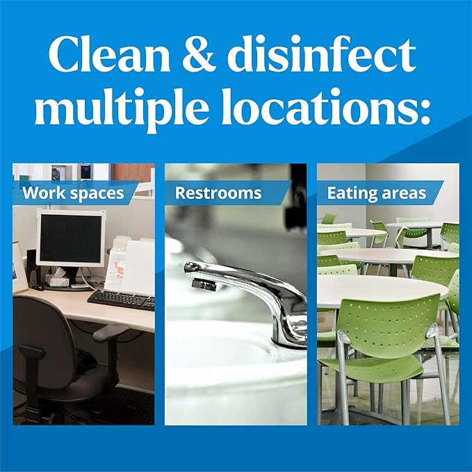 CloroxPro Clorox EcoClean Disinfecting Wipes, Multipurpose 100% Plant Based Cleaning Cloths, Antibacterial Disinfectant, Safe for Multi Surface Use, 75 Count-DeskLoop Office