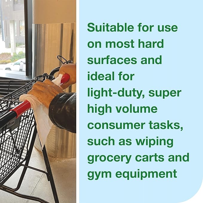 Everwipe by Tork Light-Duty Surface Cleaning Wet Wipe Jumbo Rolls White W12, Cleans and Deodorizes, 2 x 2500 wipes, 192816-DeskLoop Office