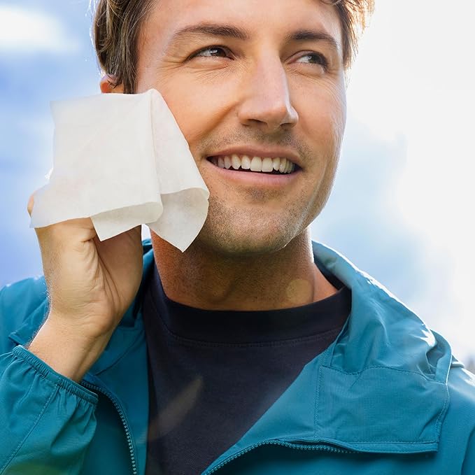 Ursa Major Essential Face Wipes | Natural, Biodegradable, Cruelty-Free | Cleanse, Exfoliate, Soothe and Hydrate | Individually Wrapped | 40 count-DeskLoop Office