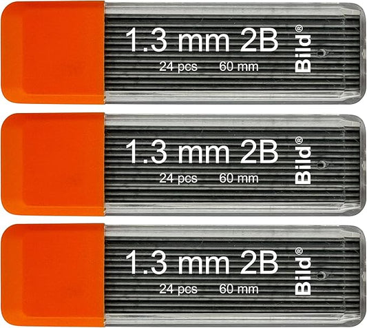 Bild Premium Mechanical Pencil Lead Refills (2B, 1.3 mm)-DeskLoop Office