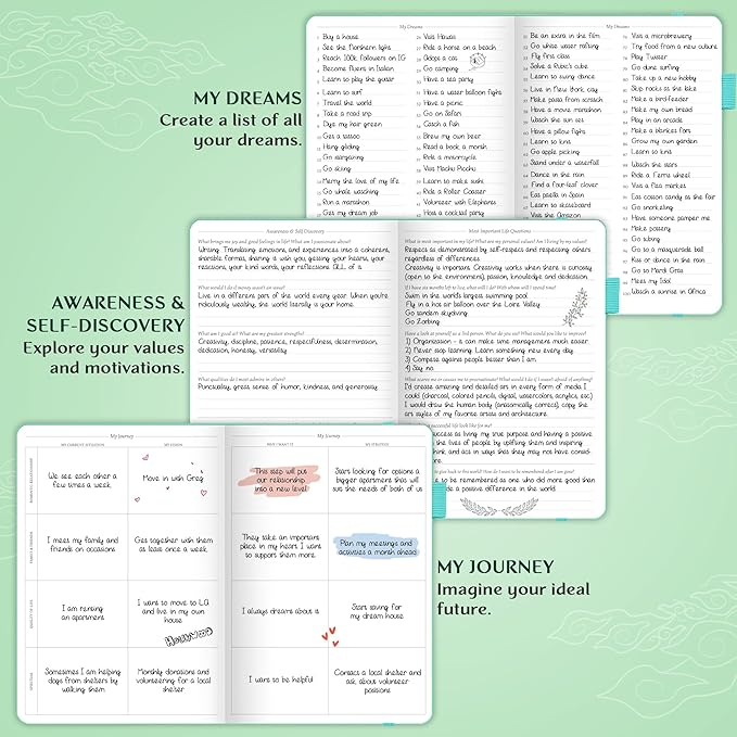 Legend Planner PRO – Deluxe Weekly & Monthly Life Planner to Increase Productivity and Hit Your Goals. Time Management Organizer Notebook – Undated – 7 x 10" Hardcover + Stickers – Mint Green-DeskLoop Office