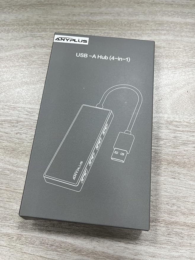 USB Hub, Multiport USB Splitter Adapter, 2 ft Long Cable USB 3.0 Hub, USB Extender for Laptop, PC, iMac, Surface Pro, MacBook, Mac Pro, Flash Drive, XPS, Mouse, HDD-DeskLoop Office