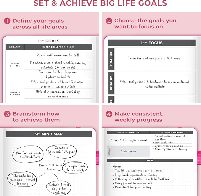 Clever Fox Planner Large – Undated Weekly & Monthly Planner - Image 8