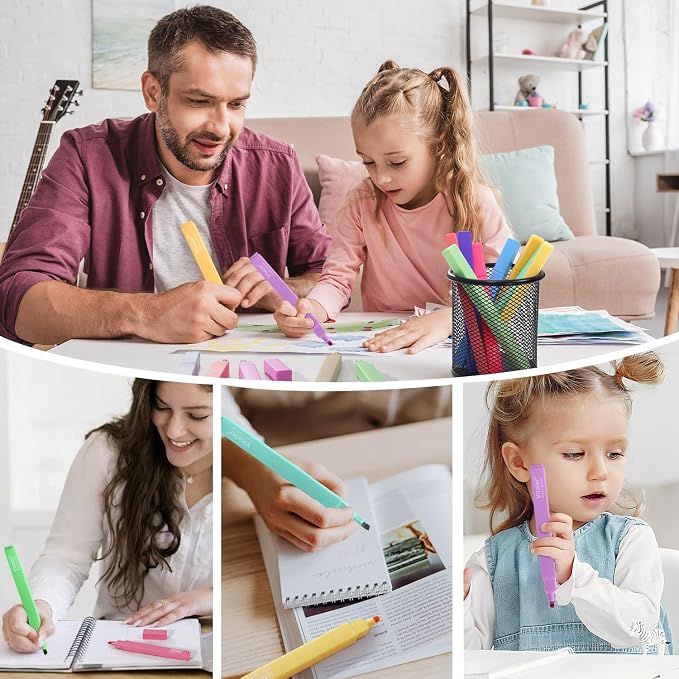 Vitole Cute Highlighters Set, Quick Dry, Cute School Supplies | 10Pcs Aesthetic - Image 7