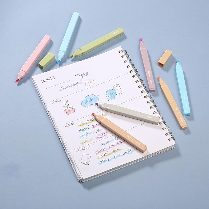 Mr. Pen- Aesthetic Highlighters No Bleed, 8 Pack, Cute Highlighters Assorted - Image 8