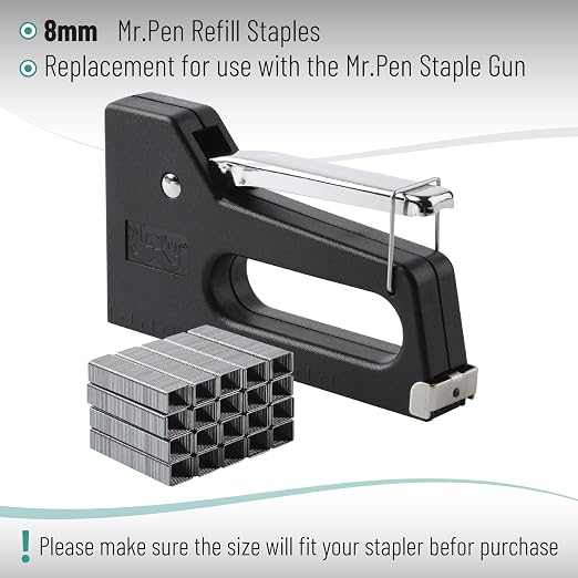Mr. Pen- Staples for Staple Gun, 3000 Staples, 5/16 inch, 8mm | Light Duty - Image 4