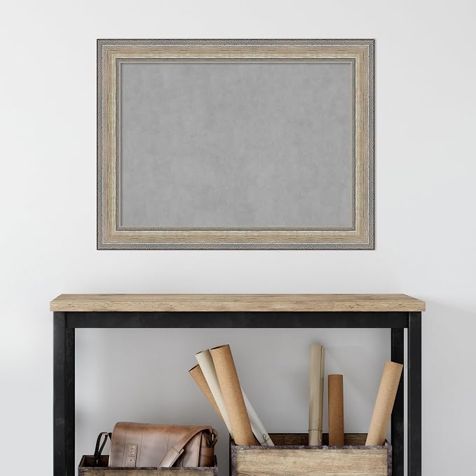Amanti Art Silver Framed Magnetic Board 25x33 Medium Vision Board - Image 6