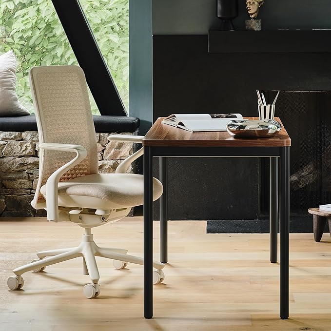 Branch Verve Chair - High Performance Executive Office Chair with Contoured Seat Back and Adjustable Lumbar Rest - High Density Foam Cushion with Aluminum Base - Up to 275 lbs - Wheat-DeskLoop Office