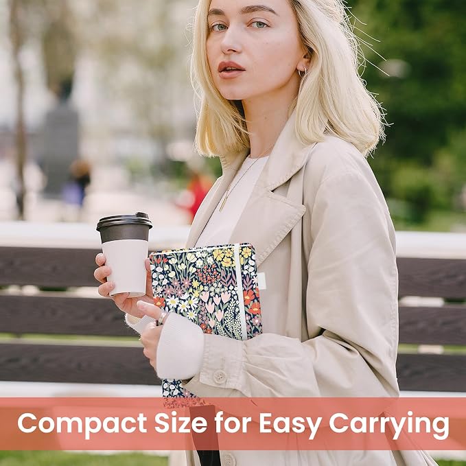 Taja Pretty Lined Journal for Women, Aesthetic Cute Hardcover Leather Journal - Image 7
