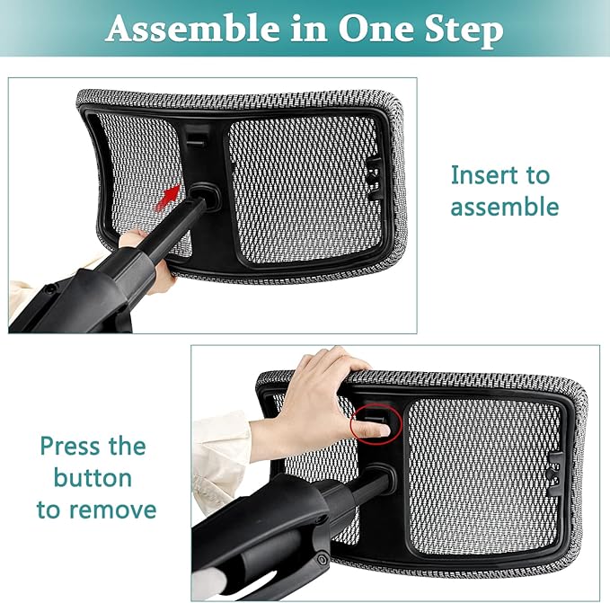 Footrest for Desk Adjustable Height 2-in-1 Function Rotatable Ergonomic Under Desk Footrest Ottoman Stool Rolling Leg Rest for Home Office (Gray)-DeskLoop Office