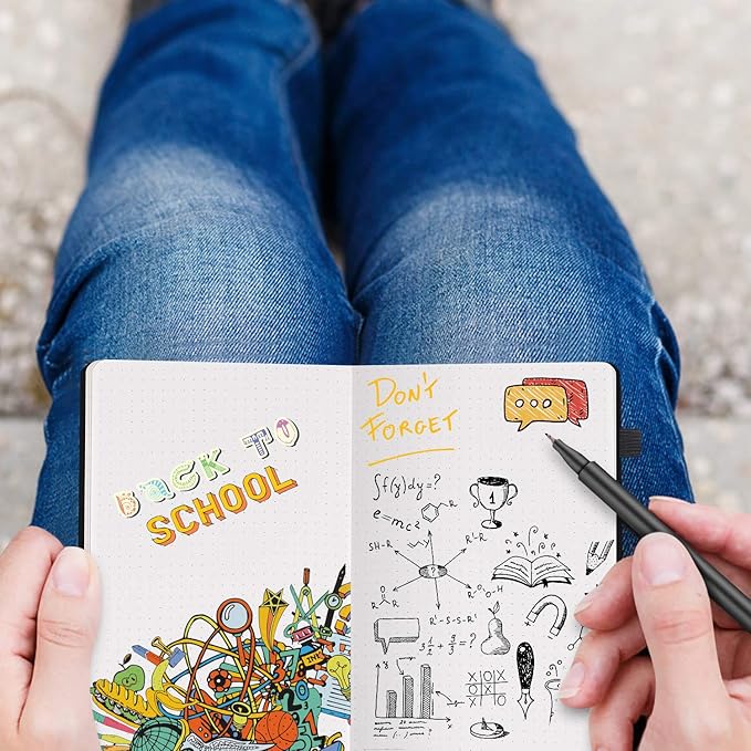 Taotree 24 Fineliner Color Pens, Fine Line Colored Sketch Writing Drawing Pens for Journaling Planner Note Taking Adult Coloring Books, Porous Fine Point Markers, School Office Teacher Art Supplies-DeskLoop Office