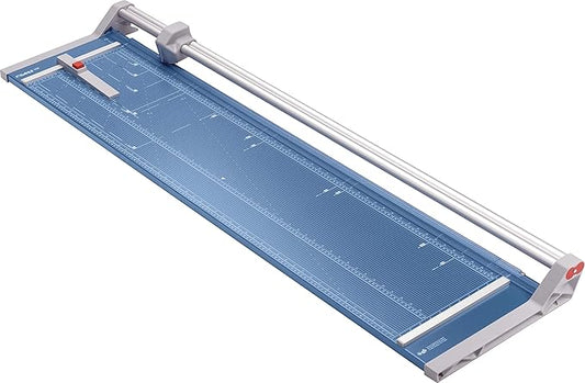 Dahle 558 Professional Rotary Trimmer, 51" Cut Length, 12 Sheet Capacity, Self-Sharpening, Dual Guide Bar, Automatic Clamp, German Engineered Paper Cutter-DeskLoop Office