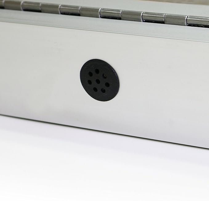 Ghent 24"x18" 1-Door Outdoor Enclosed Vinyl Bulletin Board, Shatter Resistant, with Lock, Satin Aluminum Frame - Ebony (PA12418VX-183), Made in the USA-DeskLoop Office