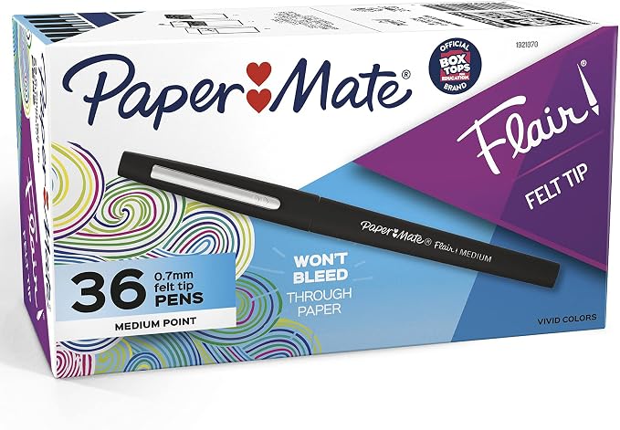 Paper Mate Flair Felt Tip Pens, Medium Point - Image 11