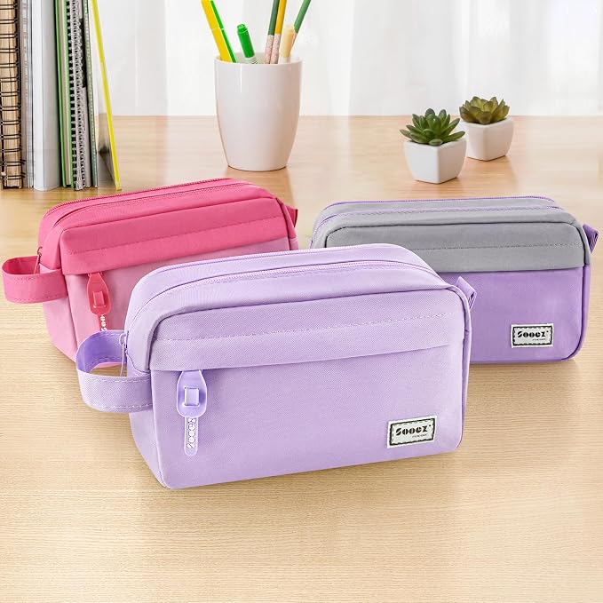Sooez Original High Capacity Pencil Case, Big Pencil Bag Pouch Box Organizer - Image 5