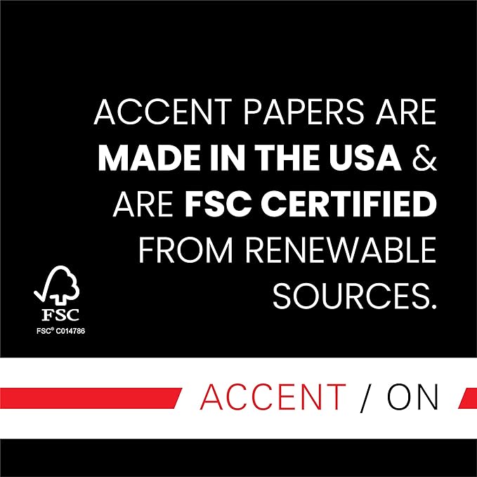 Accent Opaque White Printer Paper, 13” x 19” 28lb Copy Paper – 1,800 Sheets (4 Reams) – Premium Computer Paper with Super Smooth Finish, 97 Bright, 104gsm – Ideal for Ink Heavy Printing – 189034C-DeskLoop Office