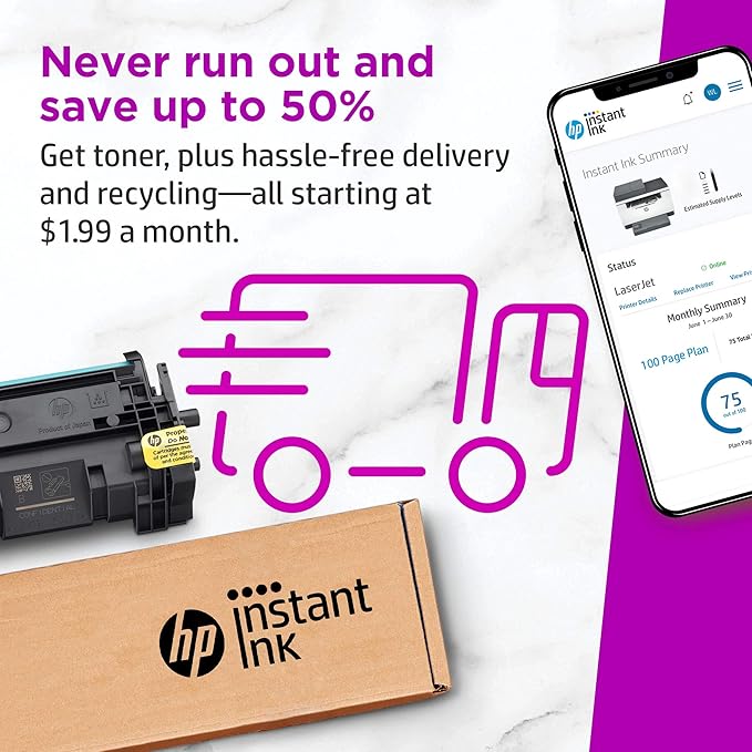 HP Laserjet MFP M234sdw Wireless Monochrome All-in-One Printer with Built-in Ethernet & Fast 2-Sided Printing, Instant Ink Ready (6GX01F) (Renewed)-DeskLoop Office