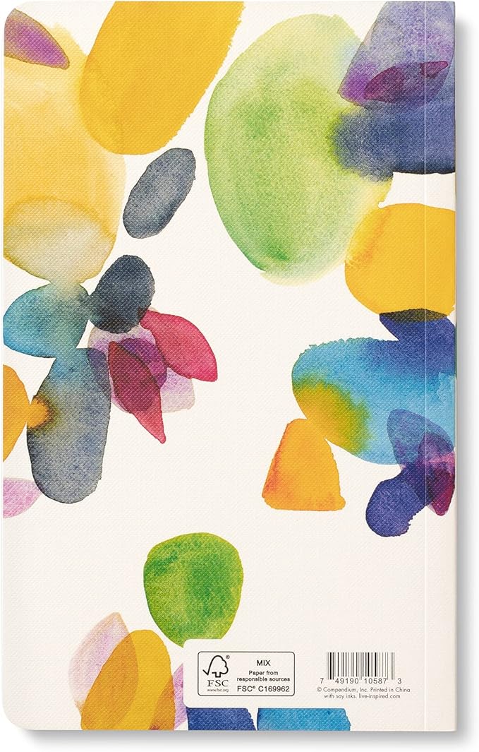 Compendium Softcover Journal - Be all alive, body, soul, mind, heart, spirit. – A Write Now Journal with 128 Lined Pages, 5”W x 8”H-DeskLoop Office