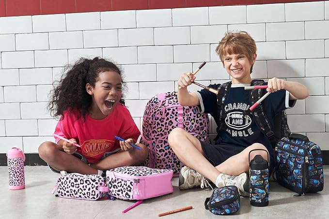 Choco Mocha Unicorn Pencil Case for Girls, Soft Pencil Case Kids Pencils Pouch for Kindergarten Girls, Pink-DeskLoop Office