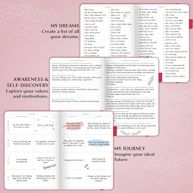 Legend Planner PRO – Deluxe Weekly & Monthly Life Planner to Increase Productivity and Hit Your Goals. Time Management Organizer Notebook – Undated – 7 x 10" Hardcover + Stickers – Hot Pink-DeskLoop Office