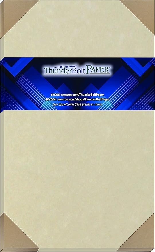 150 Natural Parchment 65lb Cover Paper Sheets 4.5" X 6.5" (4.5X6.5 Inches) Invitation 1/2" Smaller Than 5X7 Size Cardstock Weight - Printable Old Parchment Semblance-DeskLoop Office
