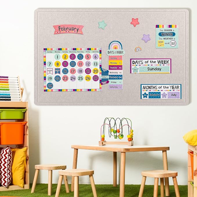 AKTOP Large Cork Bulletin Board, Decorative CorkBoard Photo Display Board - Image 8