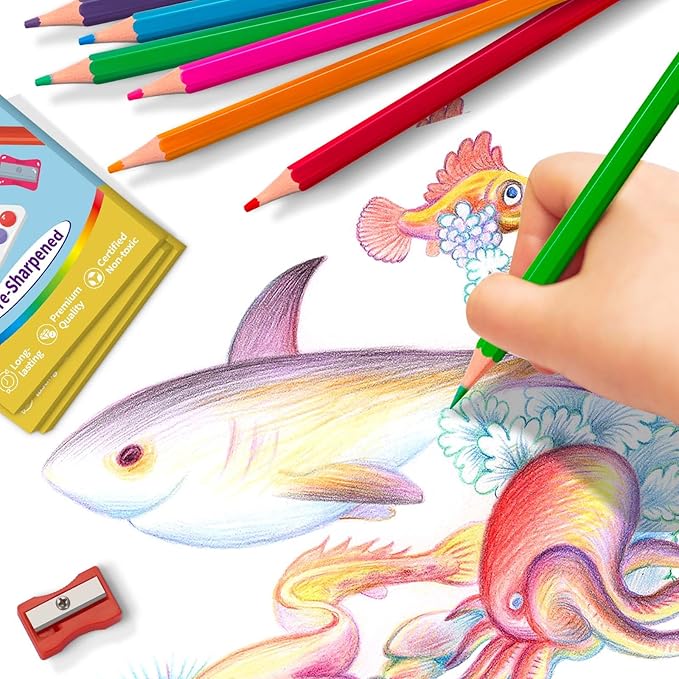 Aigybobo 432 Count Colored Pencils Bulk, 36 Pack Colored Pencils for Kids 12 Colors, Pre-sharpened Color Pencils, Bulk Coloring Pencils School Supplies for Teachers, Classroom Prizes, Art Supplies-DeskLoop Office