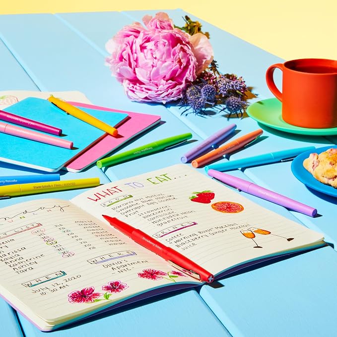 Paper Mate Flair Sunday Brunch Scented Felt Tip Pens, Medium Point, Note-Taking - Image 7