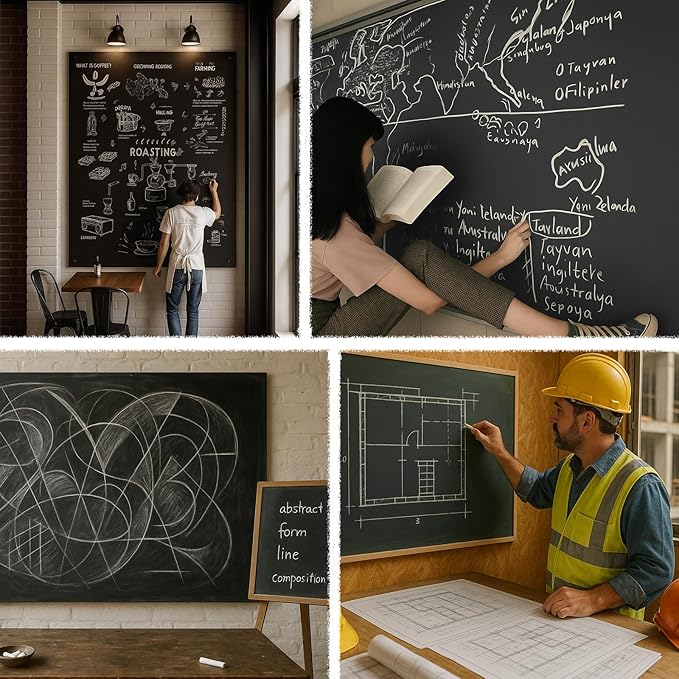 Dustless White Chalk 100PCS, Non-Toxic Classroom Chalks for Teachers & Students, School Chalkboard Supplies-DeskLoop Office