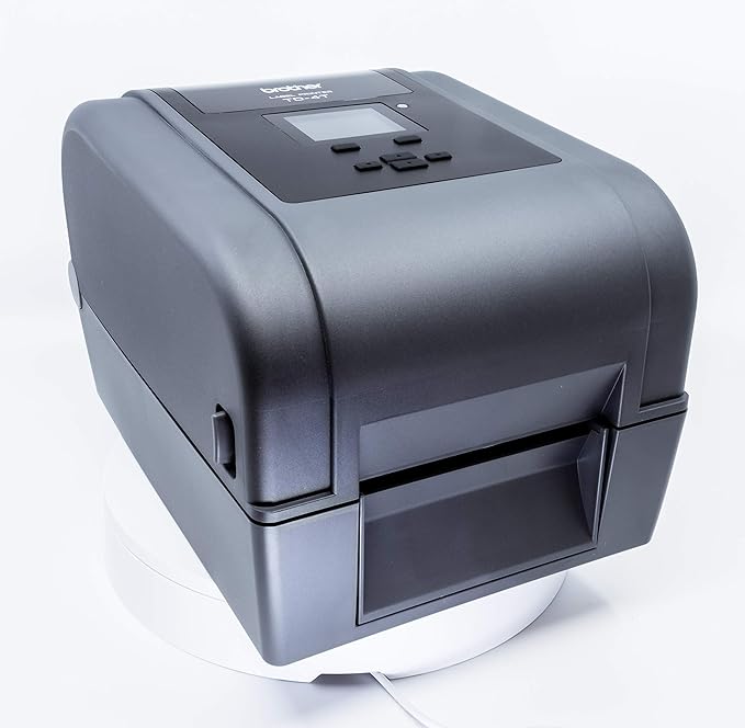 Brother TD-4650TNWB 4-inch Thermal Transfer Desktop Network Barcode and Label Printer for Labels and Barcodes, 203 dpi, 8 IPS, Standard USB 2.0, Serial, Ethernet LAN, Built-in Wi-Fi® and Bluetooth®-DeskLoop Office