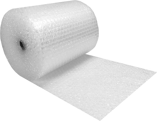 Amazon Basics Perforated Bubble Cushioning Wrap - Medium 5/16", 24-Inch x 100-Foot Long Roll, Clear-DeskLoop Office