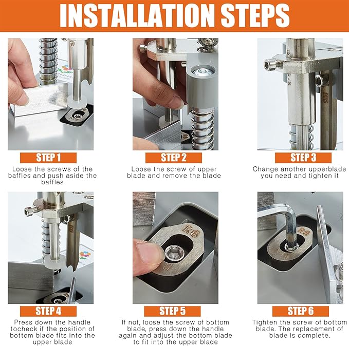 WILLBOND Corner Rounder Cutter Machine Heavy Duty Paper Punch Cutter with R6mm R10mm Interchangeable Dies Metal Corner Rounder Punch for Office, Business, Heavy Cardstock, Plastic, Aluminum Sheet-DeskLoop Office
