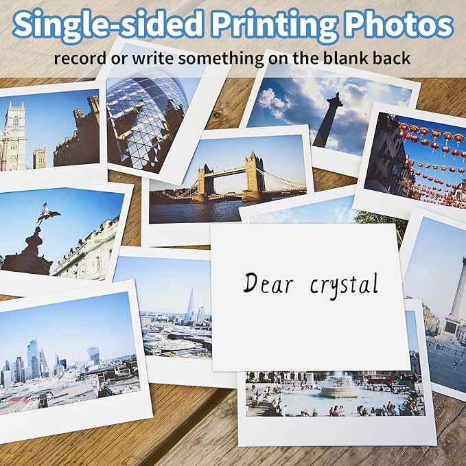 Glossy Photo Paper 8 x 10 inches, 30 Sheets Inkjet Photo Printer Paper, Instant Dry Picture Paper for DIY Chip Bag, Flyers, Cards, Calendars and Brochures(180gsm/48lb)-DeskLoop Office