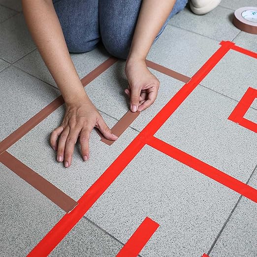 BOMEI PACK 6 Colors Gaffer Tape 1inch x 20yds, Matte Non-Reflective Theater Stage Tape, No Residue Hand Tear, for Cable, Photo Studio, Painters, Floors Marking Tape-DeskLoop Office